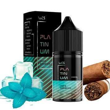 Жидкость Wes Platinum Mint Tobacco (Мята Табак) 30ml (набор компонентов) 460755 фото