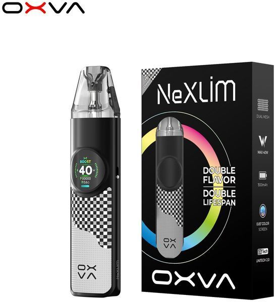 POD-система OXVA NeXLIM Chequered Gray OXVA-NEXLIM-CHEQUEREDGRAY фото