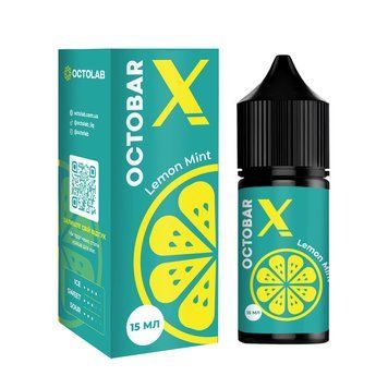 Жидкость Octobar X Lemon Mint (Лимон Мята) 30ml (набор компонентов) 460015 фото