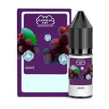 Жидкость Flavorlab Disposable Puff Grape 10 мл (5.0%) (набор компонентов) 35466784 фото