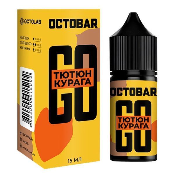 Рідина Octobar GO: Тютюн Курага 30 мл (набір компонентів) 96837343493 фото