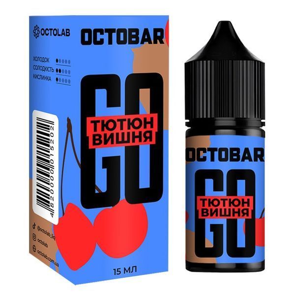 Жидкость Octobar GO: Табак Вишня 30 мл (набор компонентов) 96837343492 фото