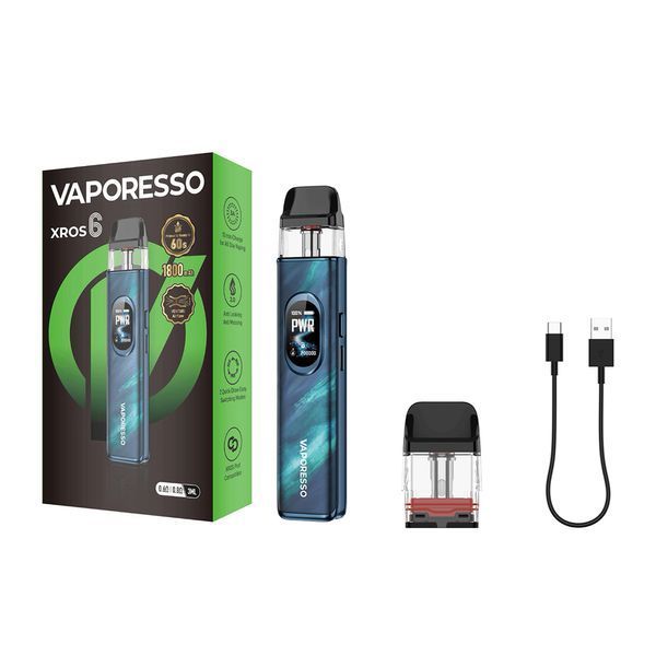 Vaporesso XROS 6 Aurora Blue 779510 фото