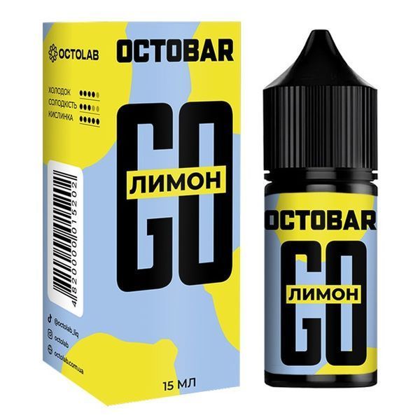 Рідина Octobar GO: Лимон 30 мл (набір компонентів) 96837343486 фото