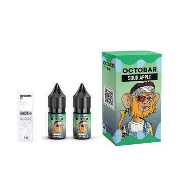 Рідина Octobar Sour Apple (Кисле Яблуко) 10ml (набір компонентів) 459933 фото