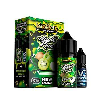 Жидкость Marvellous Apple Kiwi (Яблоко Киви) 30ml (набор компонентов) 460935 фото