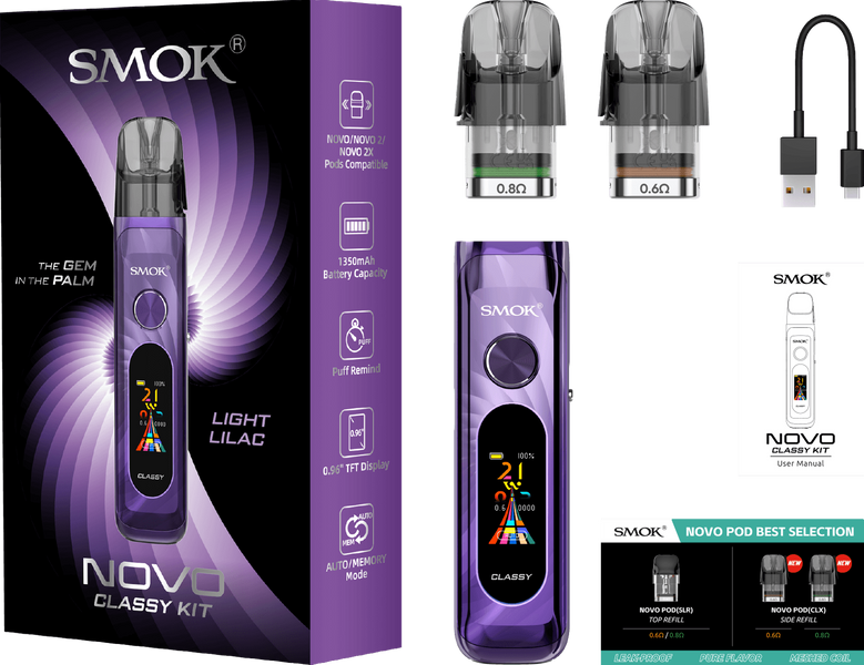POD-система SMOK Novo Classy - Jet Black 22779 фото